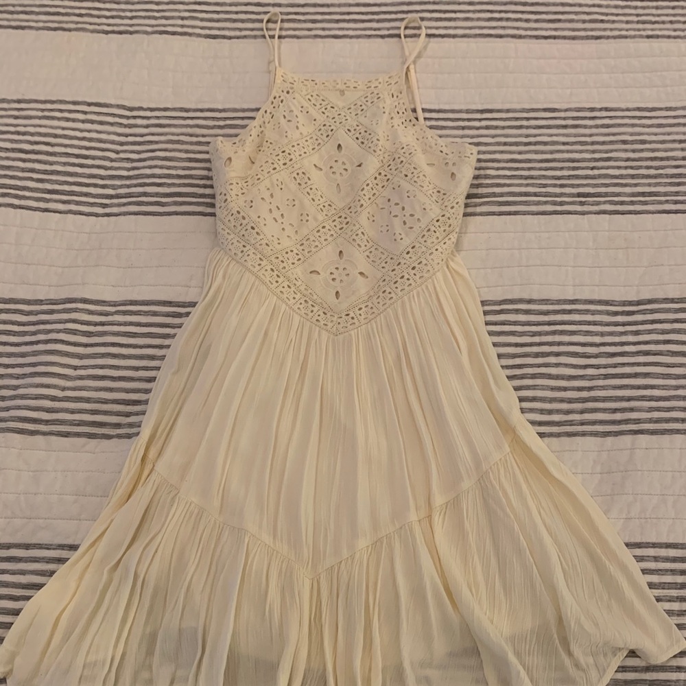 Boho white dress
